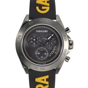 Ferragamo Salvadore Men's Gunmetal Case 43mm Watch